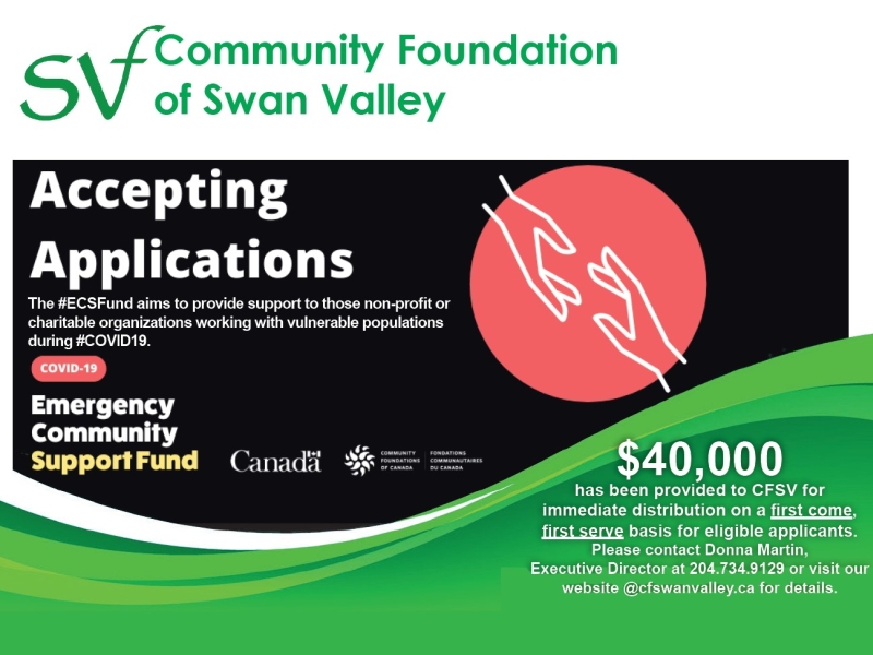Read more about the article Funding Available for Swan Valley COVID-19 Response